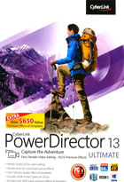 jaquette CD-rom PowerDirector 13 Ultimate