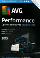 jaquette CD-rom AVG Performance 2015