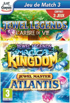 jaquette CD-rom Jewel Legend L'Arbre de Vie + Jewel Master Atlantis + Jewel Legends Magical Kingdom