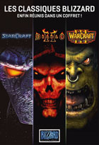 jaquette CD-rom Diablo 2 + Starcraft + Warcraft 3 plus les extensions