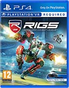 jaquette CD-rom RIGS : Mechanized Combat League - Playstation VR required