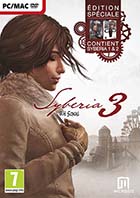 jaquette CD-rom Syberia 3 (Sybéria 1+ Sybéria 2+ Syberia 3)