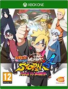jaquette CD-rom Naruto Shippuden - Ultimate ninja storm 4 - Road to boruto - XBox One