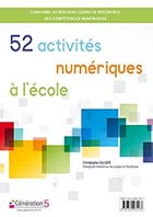jaquette CD-rom 52 activités numériques à l'école