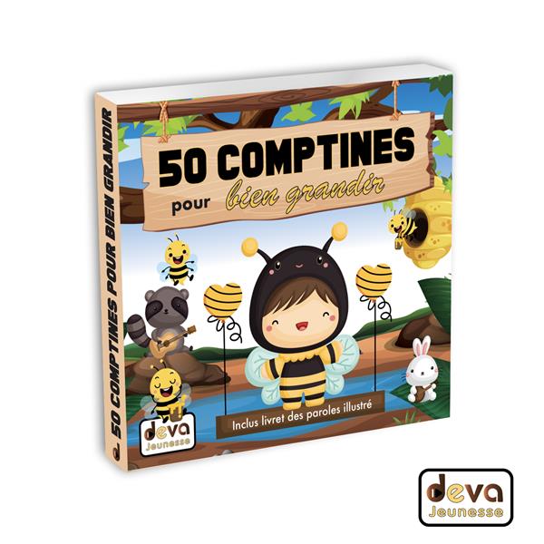 couverture de : 50 comptines pour bien grandir