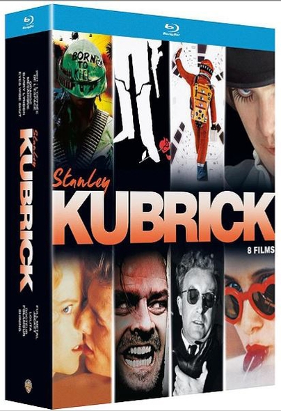 Couverture de Coffret stanley kubrick : Lolita + Docteur Folamour + Barry Lyndon + Full Metal Jacket + 2001, l'odyssée de l'espace + Orange mécanique + Shining + Eyes Wide Shut