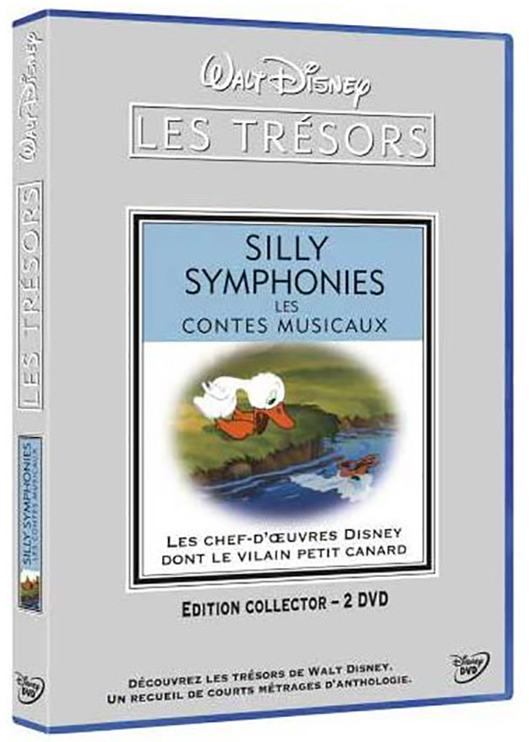 Couverture de Silly symphonies, les contes musicaux : Les trésors de Walt Disney