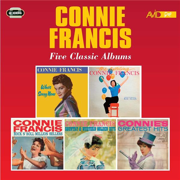 Five classic albums | Connie Francis (1938-....). Chanteur