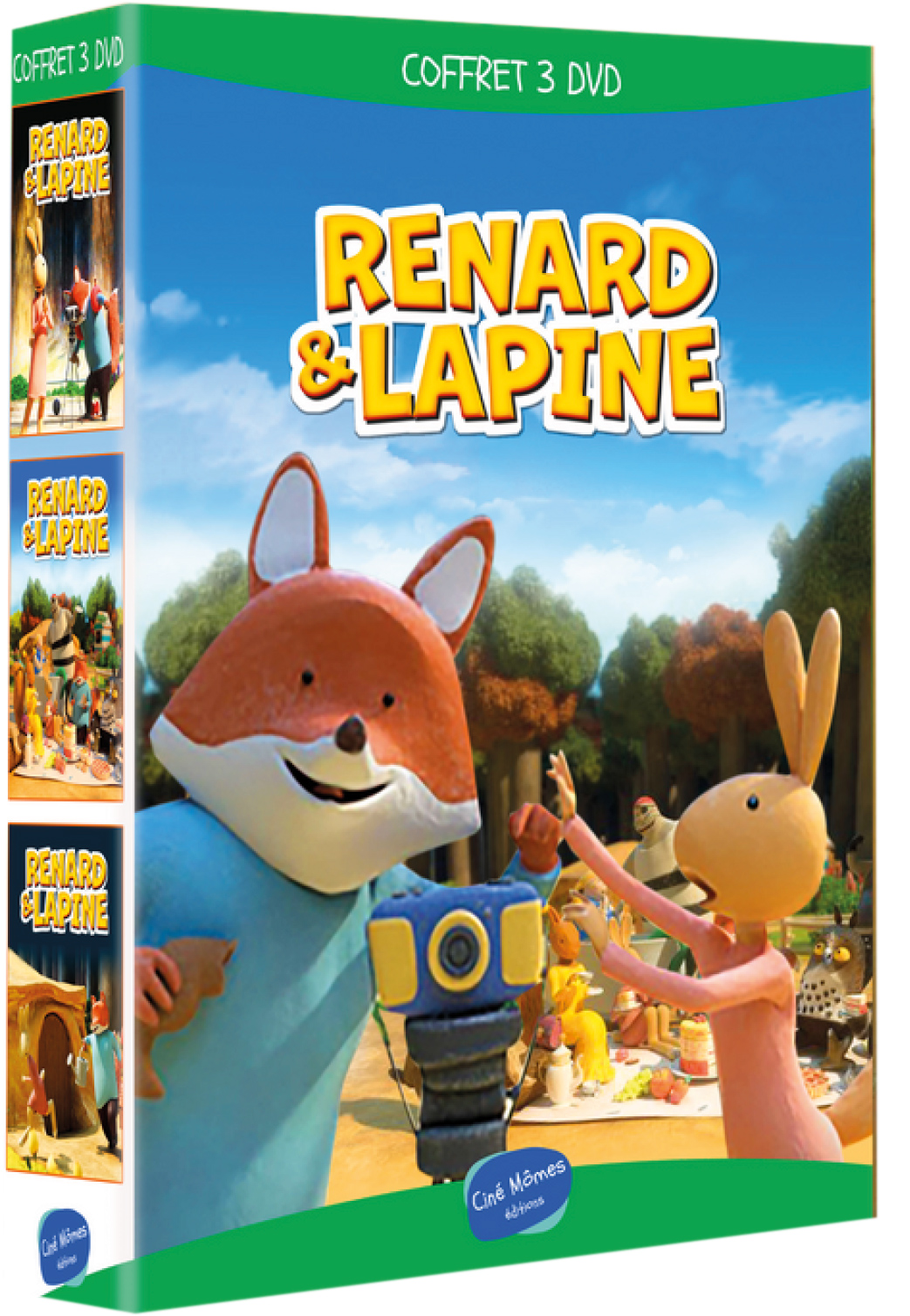 Renard & Lapine : vol.1 / Série animée de Mascha Halberstad et Tom Van Gestel | Halberstad , Mascha . Metteur en scène ou réalisateur