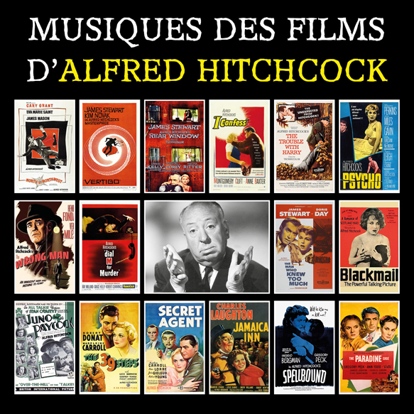 couverture de : Musiques des films d'Alfred Hitchcock
