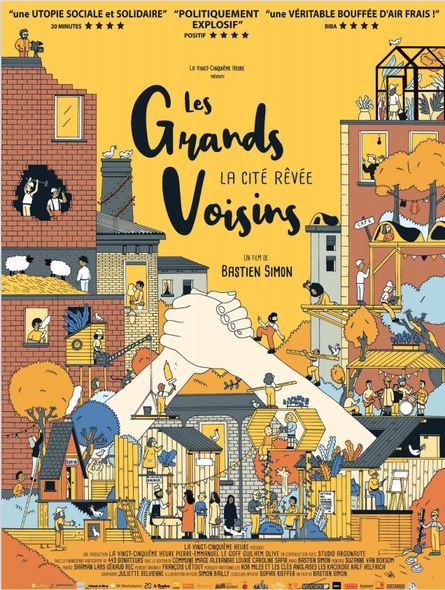 Les Grands Voisins, la cité rêvée / Bastien Simon, réal. | Simon, Bastien. Réalisateur. Scénariste