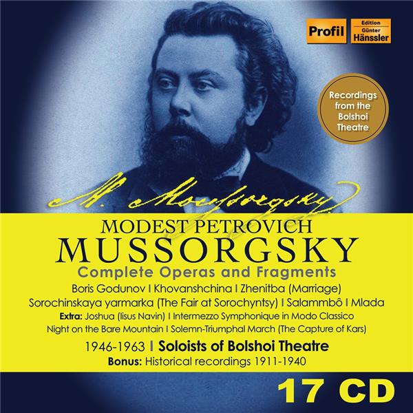 Complete operas and fragments | Modeste Moussorgski. Compositeur