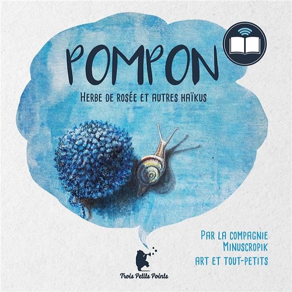 Couverture de POMPON : Herbe de rosée et autres haikus