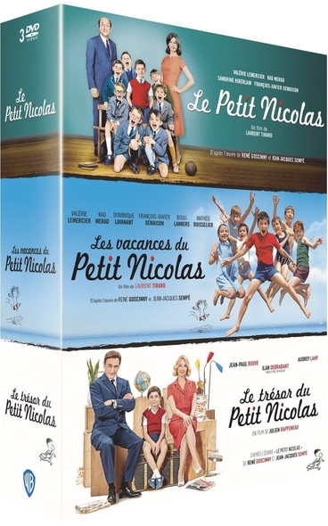 Couverture de Coffret intégral : Le Petit Nicolas + Les vacances du Petit Nicolas + Le trésor du Petit Nicolas