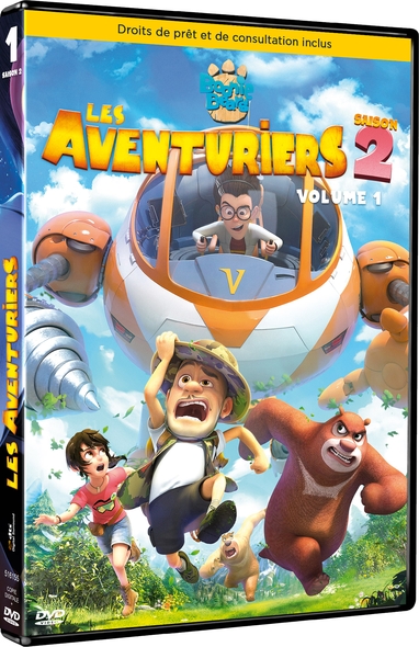 Couverture de Ours Boonie (Les) : Les Aventuriers : Saison 2 - Volume 1