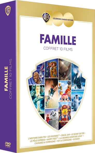 Couverture de 100 ans Warner - Coffret 10 films - Famille