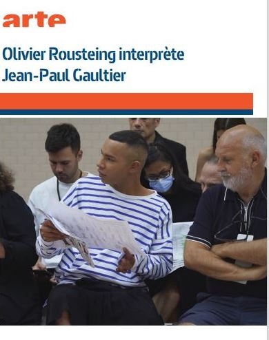 Olivier Rousteing interprète Jean-Paul Gaultier | Prigent, Loïc (1973-....). Metteur en scène ou réalisateur