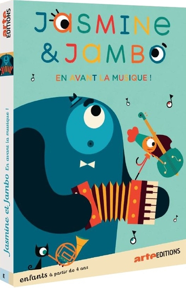 Jasmine & Jambo ! : En avant la musique / Films d'animation de Silvia Cortés | Cortés , Silvia . Metteur en scène ou réalisateur