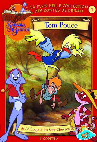 Couverture de Simsala Grimm n° Volume 1 Tom Pouce et Le loup et les sept chevreaux