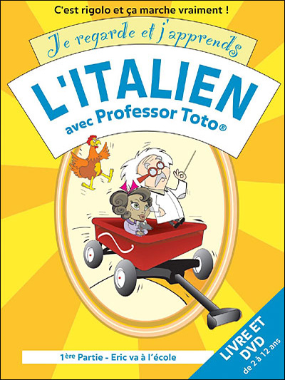 Je regarde et j'apprends l'italien avec Professor Toto I Partie, Eric va à l'école