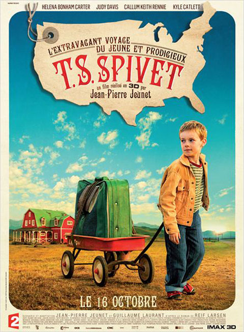 L'Extravagant voyage du jeune et prodigieux T.S. Spivet = The Young and Prodigious T.S. Spivet / Jean-Pierre Jeunet, réal. | Jeunet, Jean-Pierre. Scénariste