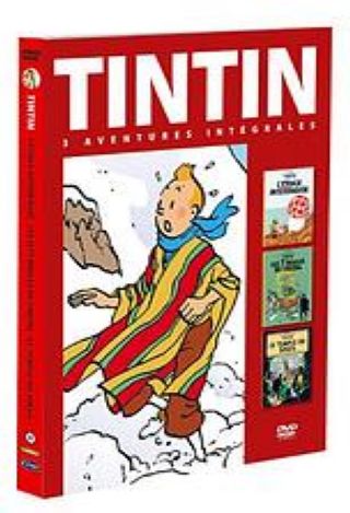 Tintin : 3 Aventures intégrales Volume 4, L'Etoile mystérieuse + Les 7 boules de cristal + Le Temple du soleil