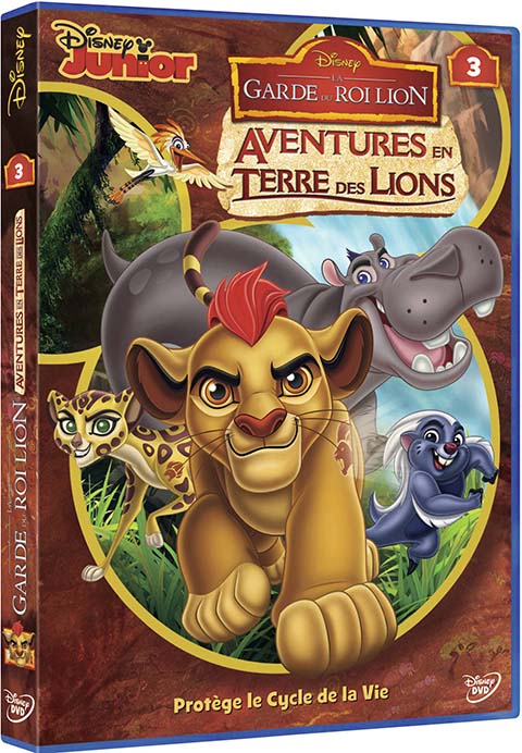 La Garde du Roi Lion. 3, Aventures en Terre des Lions / Howy Parkins, réal. | Parkins, Howy. Réalisateur